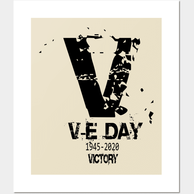 ve day Wall Art by HANAN